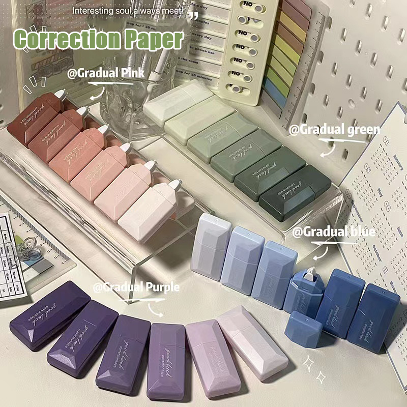 Correction Tape Roller - Cinta correctora de gradiente estilo tarjeta