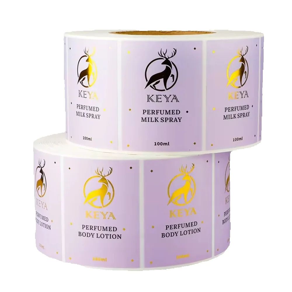 Sticker Label Roll - Etiquetas de champú biodegradables personalizadas |